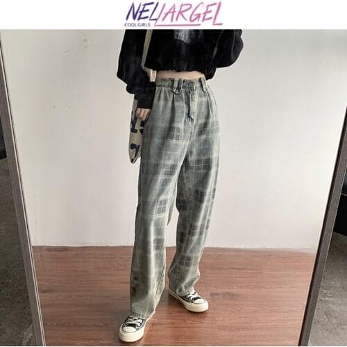 Женские прямые джинсы NELLARGEL China At AliExpress