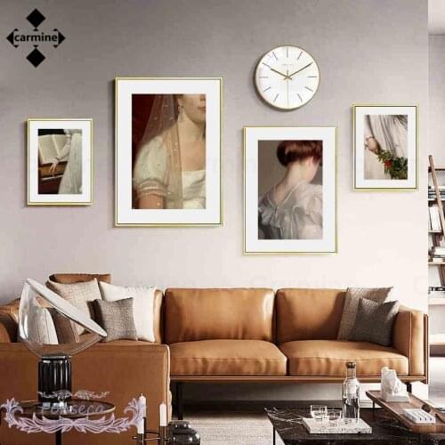 Poster and Print Vintage Lady Canvas Print Picture Plump Woman Wall Art Painting Nordic Figure Frameless Picture Decoration Home