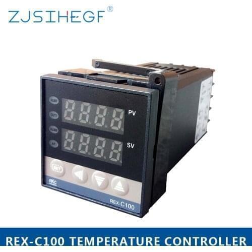 REX-C100 Temperature Controller 110V to 240V Work Voltage 0 to 1300 Degree PID Digital K Type Input SSR Output & Relay output