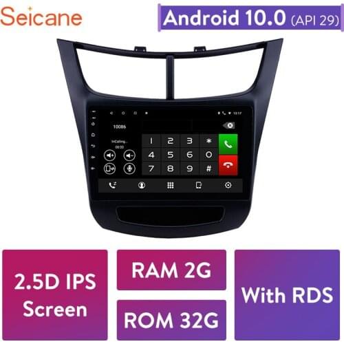 Seicane 2G+32G Android 10.0 GPS Navigation For 2015 2016 Chevy Chevrolet New Sail Car radio Head Unit Player Support TPMS DAB