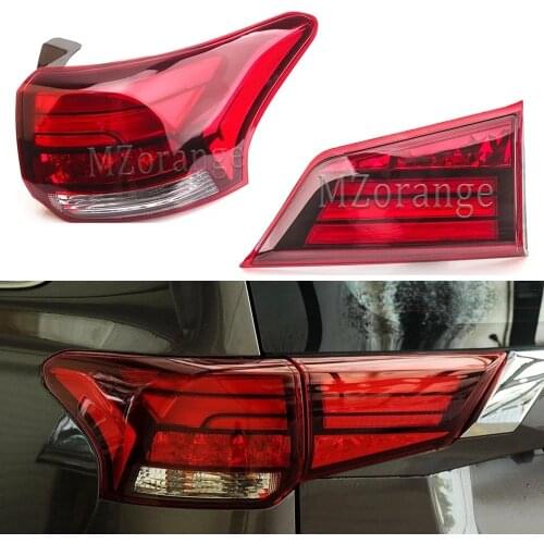 LED Car Tail Light Assembly For Mitsubishi Outlander PHEV 2016 2017 2018 Rear Tail Lamp LED 8330B003 8331A186 Signal Lamp
