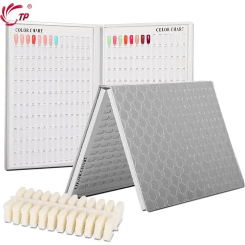 TP 308 nail art display book Nail tips color display book stand Nail Gel Polish Color Display Book show design Shelf Organizer