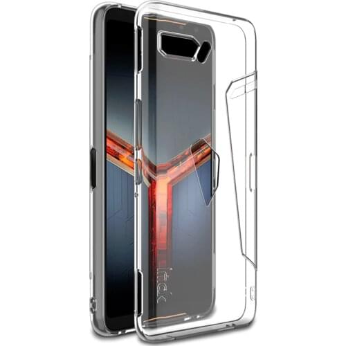 For Asus ROG Phone 2 IMAK UX-5 Series Shockproof Soft TPU Back Cover Case for Asus ROG Phone II ZS660KL