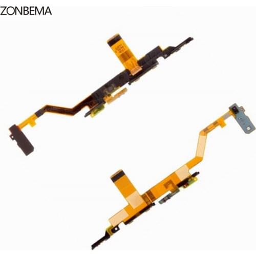 ZONBEMA 5pcs/lot High Quality For Sony Xperia X Compact mini F5321 Power On Off Volume Button Switch Flex Cable Ribbon
