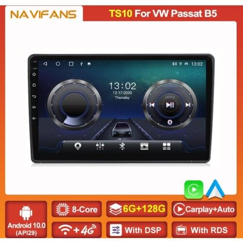 2 din Carplay Android 11 Car Radio GPS Multimedia Player For VW Volkswagen GOLF POLO TRANSPORTER Passat B5 BORA MK5 SHARAN JETTA