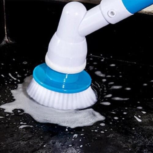 3Pcs Electric Rotary Cleaning Brush Wireless Cleaner Mop Replacement Brush Head for Home Kitchen Bathroom Cleaning Tools