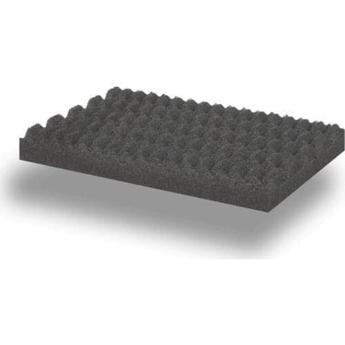 TURKISHFOAM 1032 Acoustic Special Sponge 50 CM X 50 CM X 40 MM Echo Insolation Acoustic Product Special Foam Decortive Isolation