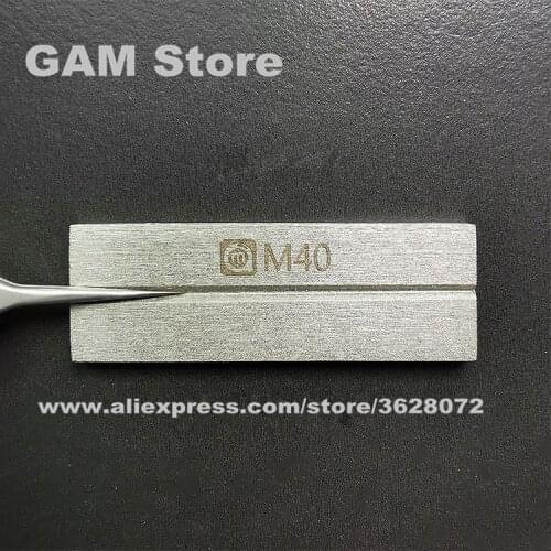 Amaoe Grindstone M40 Gold Steel Whetstone Used For Correction Tweezers Grinding Blade Double-sided Use Tweezers Repair tool