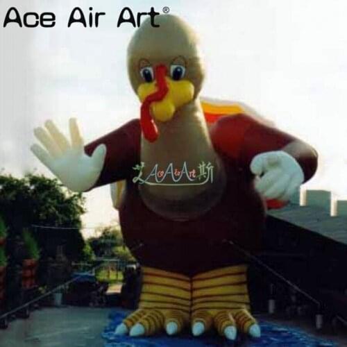 Big friendly Inflatable turkeY,Outdoor Airblown Thanksgiving Yard Decoration