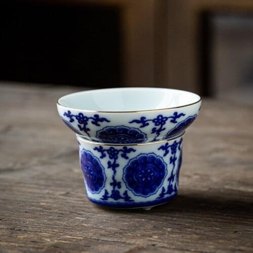 Tea Strainer Tea Filter Ceramic Filter Tea Filter Filter Kung Fu Tea Set Accessories Bubble Tea Strainer Bucket Tea Set Siteel