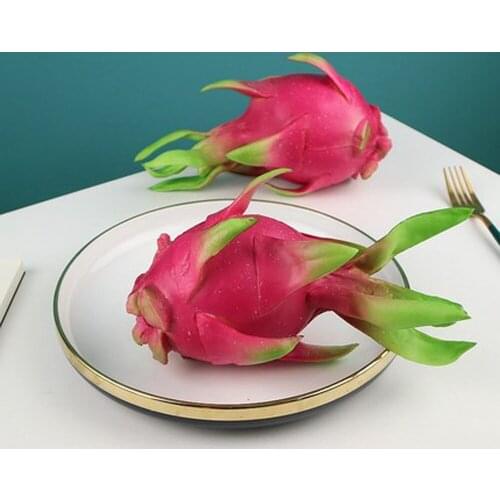 High imitation artificial Fake pitaya Fruit artifical pitaya&artificial plastic fake simulated pitay