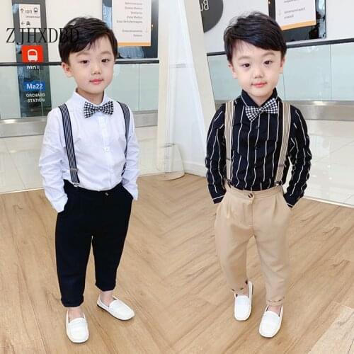 Baby Boys Suits for Weddings Kids Blazer School Suit Boy Costume Toddler Boys Suits Set Formal Cotton Girl Suit Children Clothes