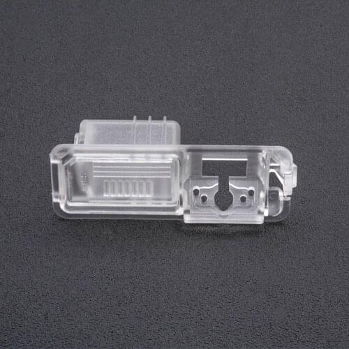 Car Rear View Camera Bracket License Plate Lights Housing For Volkswagen Golf MK6 MK7 Scirocco R/GTS Passat B7 Seat Leon MK3 5F