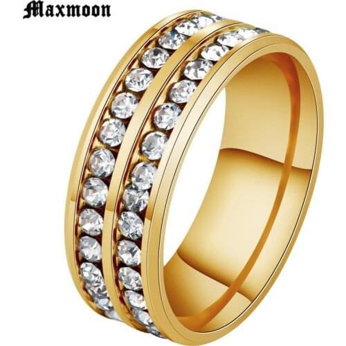 Maxmoon White Rings
