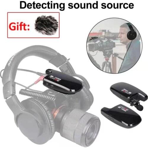 Lensgo LWM-308C Mini Wireless Lavalier Microphone for DSLR Camera Smartphones Gimbal Video Vlog Interview Clip-on Lapel Mic