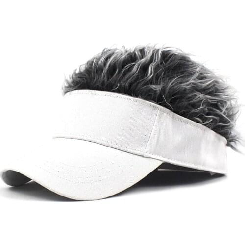 Fashion High Quality Wig Baseball Cap Men Spring Sun Shade Hat Cool Handsome Sports Russian Hat