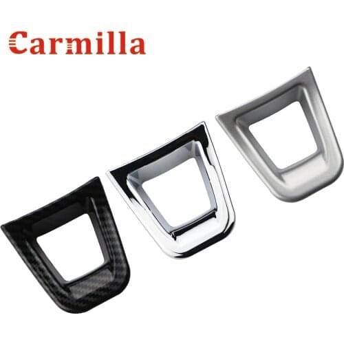 Carmilla Car Steering Wheel Cover Trim Sticker for Volkswagen VW Golf 7 7.5 GTI MK7 Polo 2014 2015 Passat B7 B8 Jetta MK5 MK6