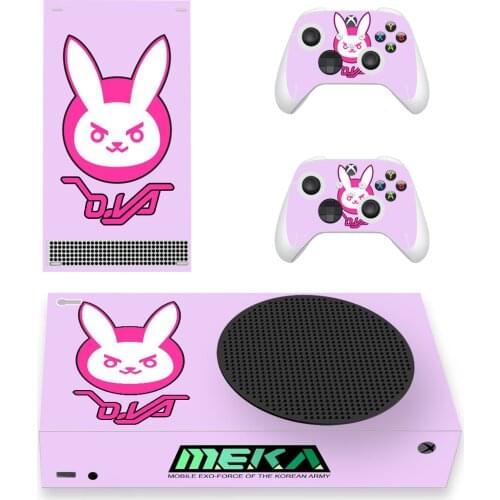 Game DVA Skin Sticker Decal Cover for Xbox Series S Console and 2 Controllers Xbox Series Slim Skin Sticker Vinyl