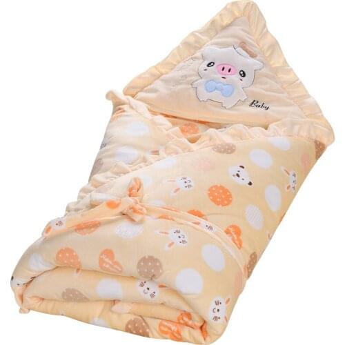 Newborn Quilt Four Seasons Universal Thickening Warm Quilt for Babies Mother Baby Bedding Soft Breathable Printing Hug Blanket