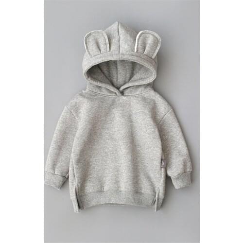 ZWY710 Spring Autumn Baby Boys Girls Clothes Children Cotton Hooded Sweatshirt Kids Casual Sportswear Infant Clothing Hoodies