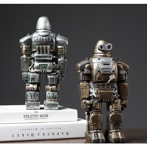 Nordic simulation robot resin ornament living room Xuanguan TV cabinet living room coffee shop creative decoration small