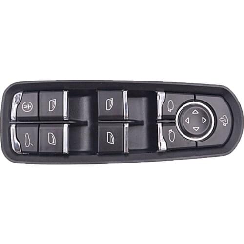 1 Piece Black Plastic Driver Master Power Window Control Switch for Porsche Panamera Cayenne