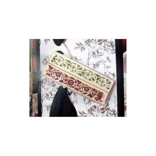 1PC/lot classic lace flower long wooden Stamp vintage Decoration gift funny DIY stampsschool education supplies(ss-5485)