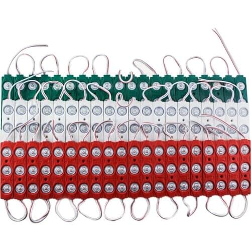 300pcs/lot Utral Bright 2835 3 LED Module 12V Waterproof IP65 For LED Channel Letter Advertising Design With lens, 84mm*18mm