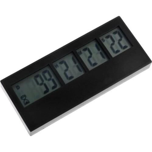999 Days Countdown Clock LCD Digital Screen Kitchen Timer Event Reminder For Wedding Retirement Lab Cooking Kitchen Watering