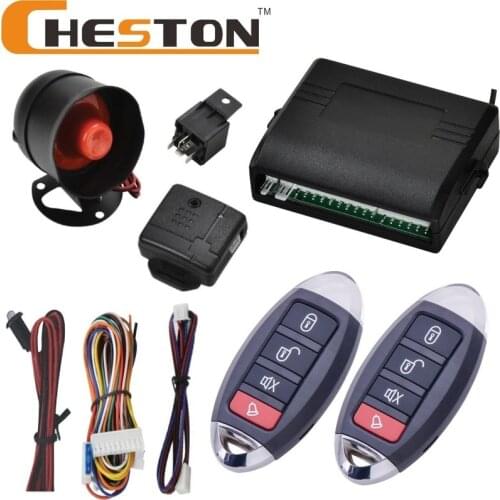 Car Auto Van 12V Theft Resistant Auto Safety LED Light One Way Car Alarm System