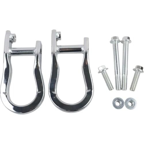 AP02 Chrome Tow Hooks 84072462 for Chevy Silverado 1500 LD GMC Sierra 1500 Limited 22858896 23236698