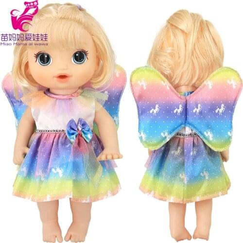 30cm Toys Doll Clothes For 12" Silicone Baby Doll Feeding Accessories Princess Dress Bibs Chillds Christmas Gift