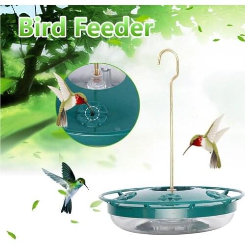 Hummingbird Feeder Bird Water Drinker Feeder Waterer with 4 Ports Pet Bird Supplies Dispenser Bottle Drinking Cup Bowls For Parr