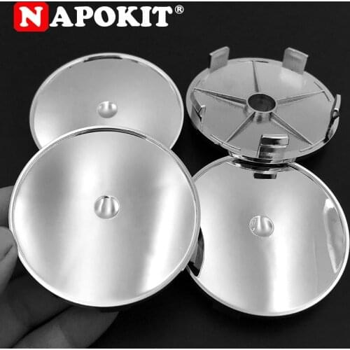 4pcs/lot Universal Chrome 68mm Car Wheel Center Cap Wheel Rim Hub Cap Dustproof Cover