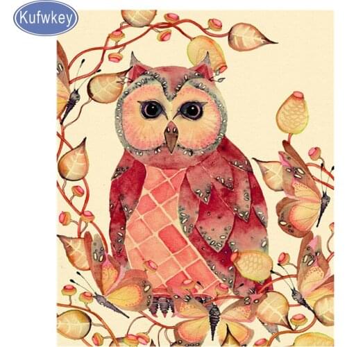 New arrival owl Diamond Embroidery 3d Diy Diamond Painting Kits Square/round Full Drill Rhinestone Embroidery Mosaic animal