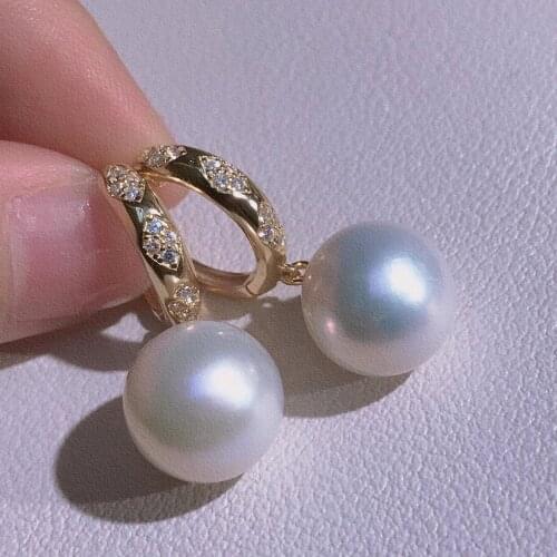 Popular 925 Sterling Silver Earrings Findings Settings Base Mountings Parts Mounts for Pearls Agate Crystal Stones Jade