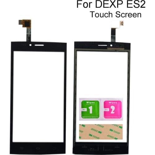 5.0'' Phone Touchscreen For DEXP Ixion ES2 Touch Screen Digitizer Front Glass Touch Panel Repair Tools 3M Sticker