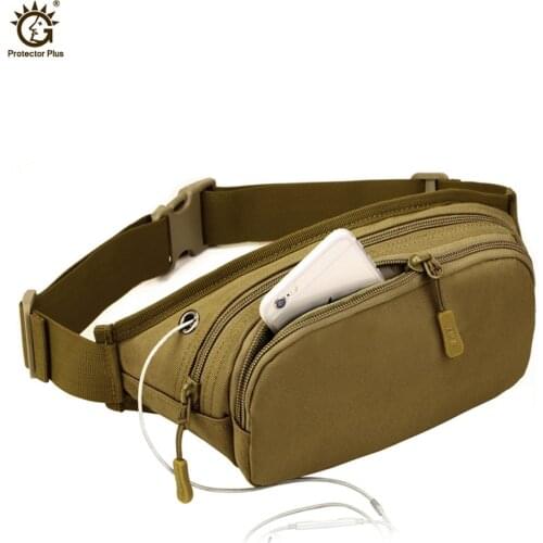 Waterproof Nylon Unisex Waist Pack Tactical Fanny Pack Military Wallet Belt Chest Bag Sport Messenger Bag