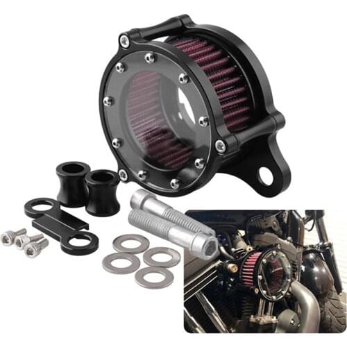 Motorcycle Air Filter CNC Air Cleaner Intake System Kit For Motor Bike Sportster XL883 XL1200 48 2004-2014 Modified Parts