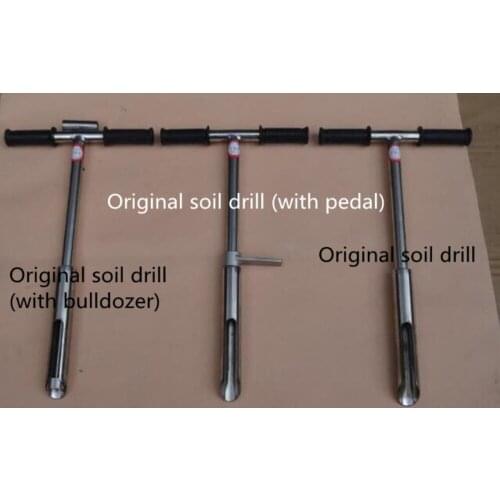 1m original soil borrowing drill 304 stainless steel soil sampler without pedal Brand new RH