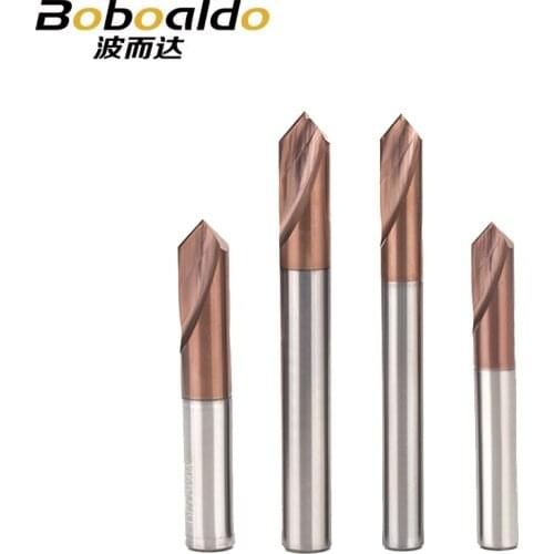 1PC 90 Degree Center Drill Tungsten Carbide Point Drill Centering Positioning Drill 45 Degree Angle Tool Chamfer Drill