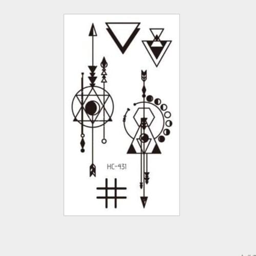 1 PC Fashion Women Girl Temporary Tattoo Sticker Black Roses Design Full Flower Arm Body Art Big Large Fake Tattoo Sticker T1861