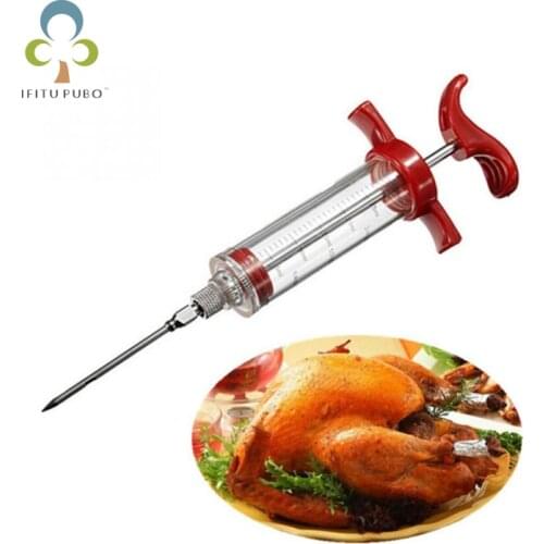 1PCS Barbecue BBQ Tools Set Grill Syringe Kitchen Accessories Sauce Injector Roast Needle Barbecue Sauce Tool ZXH