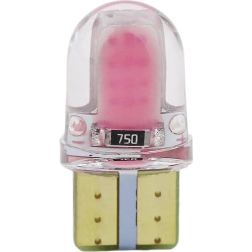 10pcs/set Car LED Bulbs License Lights Reading Lights Waterproof Short Type Silicone Vehicle Plate Light Bulbs