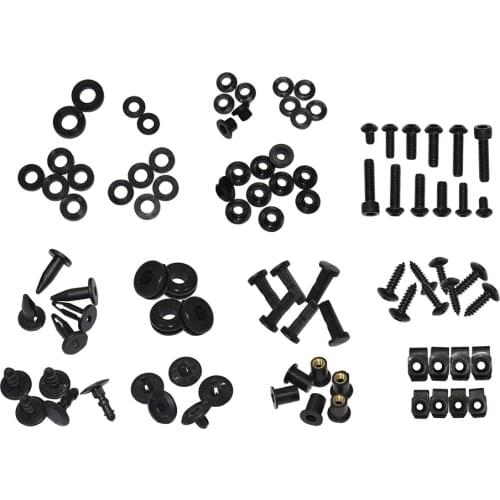 2020 ZXMT Hot selling and welcome good quality motorcycle parts accessories Gloss Black colorMotorcycle Blot Kit