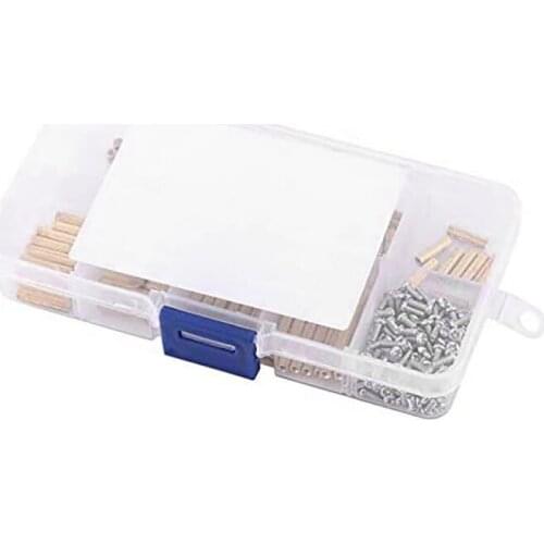 270 Pcs of M2 Brass Screw M2 Female Socket and M2 Screw Combination Kit PCB Socket Kit with Plastic Box Retail