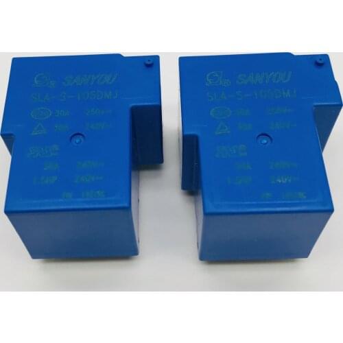 5pcs A Set of Normally Open 4-Pin 30a250vac Sanyou Relay 5v12v24vdc for SLA-S-105DMJ