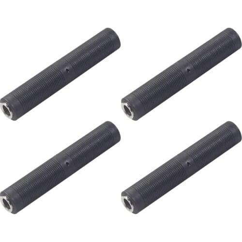 6.35mm Audio Stereo Double Head Plug Adaptor Microphone Converter Coupler Cable Joiner Female To Female Adapter Connector