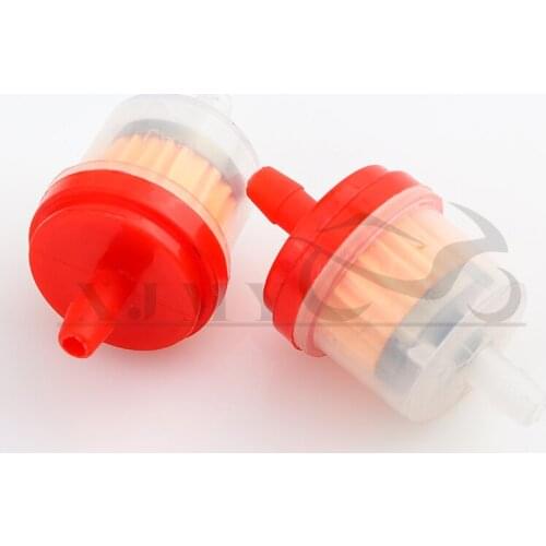 Car Dirt Pocket Bike Oil Filter Petrol Gas Gasoline Liquid Fuel Filter for Scooter Motorcycle Motorbike Motor 6 pcs