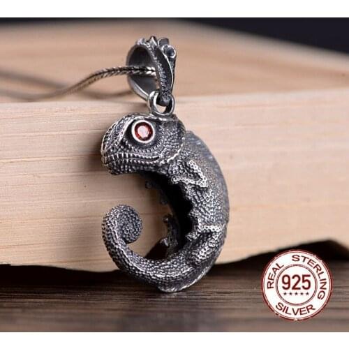 925 Sterling Silver Fashion Jewelry Small And Cute Small Lizard Pendant Jewelry